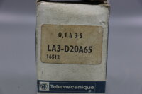 Telemecanique LA3-D20-A65 Zeitverz&ouml;gerung Modul 0,1-3s LA3D20A65 Unused OVP
