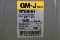 Mitsubishi GM-JW Getriebemotor 100/120rpm i=1:15 90W Unused