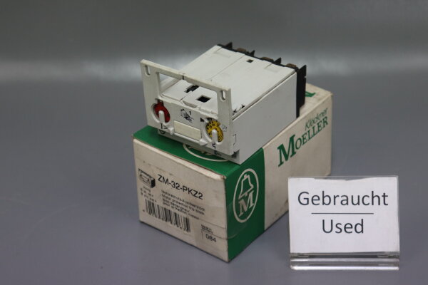 Kl&ouml;ckner Moeller PKZ2 ZM328PKZ2 Motorschutzschalter ZM-32-8-PKZ2 used OVP