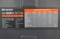 Daewoo Strom-/Dieselgenerator 15PS Hubraum:498ccm DDAE10500DSE-3G Unused Sealed