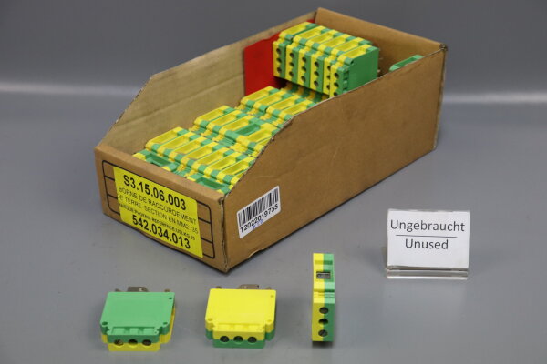 50x Phoenix Contact USLKG 35 Schutzleiter-Reihenklemme Unused