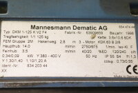 Mannesmann Demag Kran Typ DKM 1-125 K V2 F4 DSM5 CSA Type...