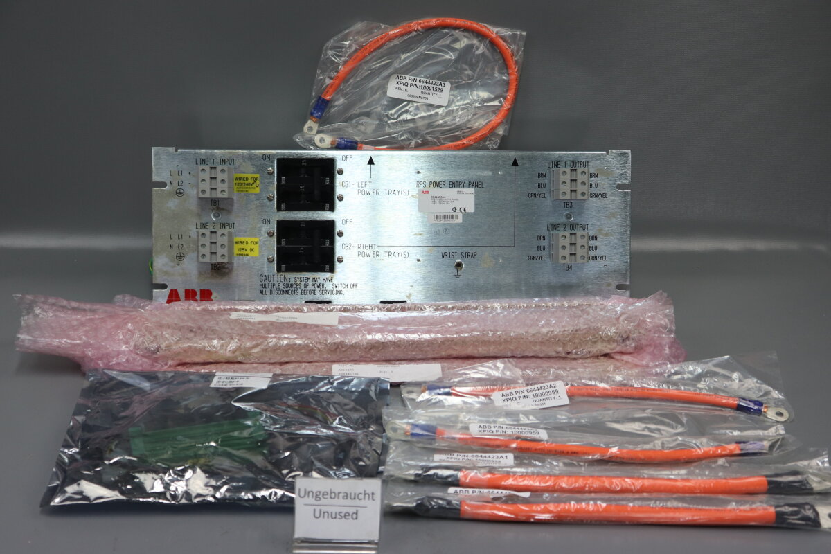 ABB 6644463A4 RPs Power Entry Panel PTJFJ66027 Unused, 1.679,83 €