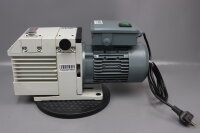 Leybold Trivac D4B Vakuumpumpe mit AMM 71Z BA4 IEC60034 Motor 1410 U/min Defective