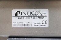 Inficon 14500 LDS 1000 MS Leck Detektor Einheit mit Turbovac 35 LS Used OVP