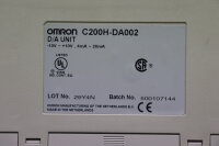 Omron C200H-DA002 D/A Unit used