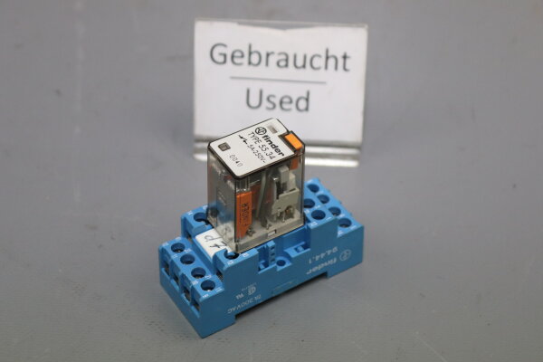 Finder Typ 55.34 Steck-Relais mit Sockel 94.44.1 Used