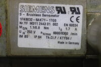 Siemens 1FK6032-6AK71-1TG0 Servomotor 6000/rpm used