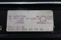 EK 87-120 SR IP44 Servomotor 1kW 3000rpm Used