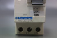 Telemecanique GV2-LE07 2.5A Motorschutzschalter GV2LE07 Used
