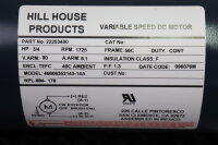 Hill House 46606352143-14A 3/4 HP 90V Frame 56C Unused