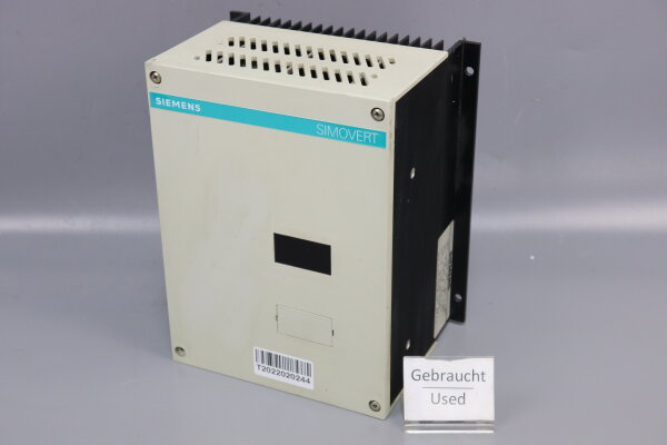 Siemens Simovert P 6SE2103-1AA00 Transistor Pulse Converter 1.5 kW 2.7 kVA Used