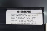 Siemens Simovert P 6SE2103-1AA00 Transistor Pulse Converter 1.5 kW 2.7 kVA Used