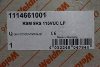 Weidm&uuml;ller RSM 8RS Relaiskoppler 115 V 1114661001...