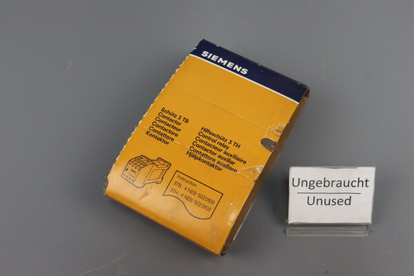 Siemens 3TH8262-0B Hilfssch&uuml;tz 3TH8262-0BM4 220 V unused OVP