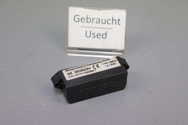 Demag GE 26089284 110-500V 1,5A GE26089284 Used