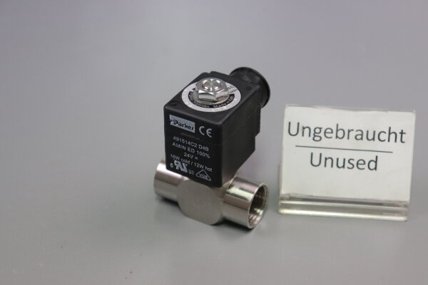 Parker 201LG4SVG7 G0419 Magnetventil mit Spule 491514C2 D4B unused