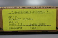Haussener Electronic MF115-3 S-Nr. 0002 220-240V...