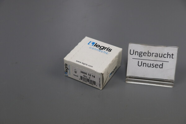 Legris 3805 12 18 Steckverbindung 2 St&uuml;ck 38051218 sealed OVP
