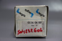 Legris 0116 06 00 Klemmverschraubung Messing 10 Stück 01160600 sealed
