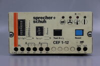 Sprecher+Schuh CEF 1-12 Elektron. Motorschutzrelais CEF1-12 used