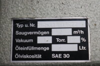 Busch 040-118 14077 Vakuumpumpe 40m&sup3;/h Used