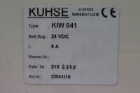 Kuhse KIW 041 2W41I15 &Uuml;berwachungsrelais 24VDC 5A used