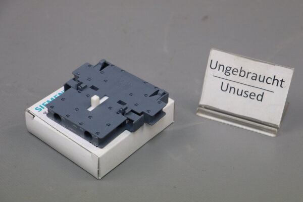 Siemens 3RH1921-1EA02 2&Ouml;/2NC E07 Hilfsschalterblock 5/50Hz Unused OVP