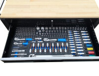 Eversteel Tool Cabinet Werkzeugwagen bef&uuml;llt 12 Schubladen Fahrbar Unused OVP