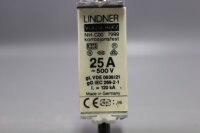 Lindner Vollschutz NH-C00 7999 3 St&uuml;ck 25A 500V unused