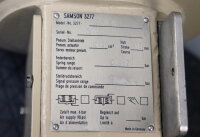 Samson Pneumatic Positioner 3277 01102 3241 02 GS-C25...