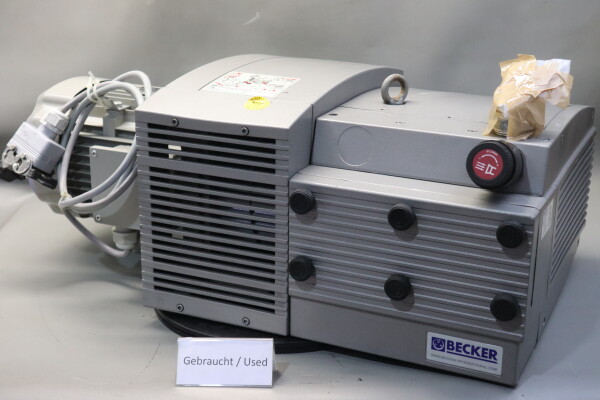 Becker Drehschieber  KVT 3.140 1430 u/min 200 mbar + FCA 112M-4/PHE Motor Used