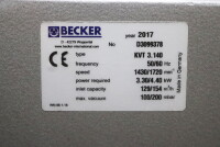 Becker Drehschieber  KVT 3.140 1430 u/min 200 mbar + FCA 112M-4/PHE Motor Used