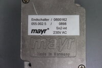 Mayr Endschalter 0800162 055.002.5 / 0898 Sn2-int 230VAC...