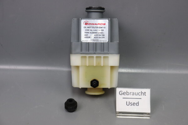 Edwards A 462 26 000 Oil Mist Filter EMF10 used