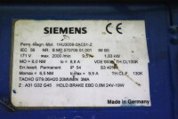 Siemens Permanent Magnet Motor 1HU3058-0AC01-Z Z: A31 G32 G45 1.33 kW Used
