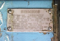 Siemens Permanent Magnet Motor 1HU3058-0AC01-Z Z: A31 G31...