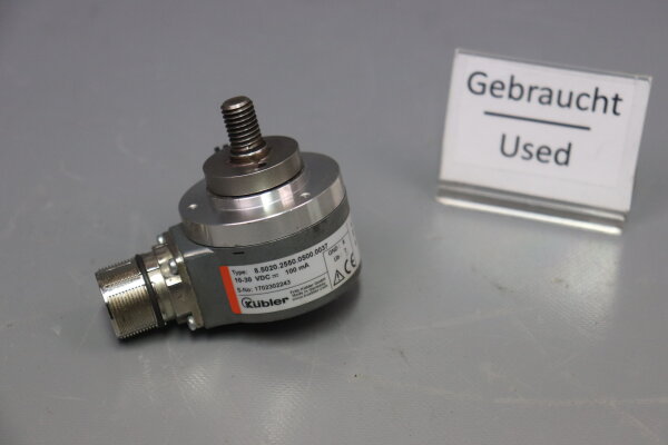 K&uuml;bler 8.5020.2550.0500.0037 10-30VDC Encoder 85020255005000037 Used