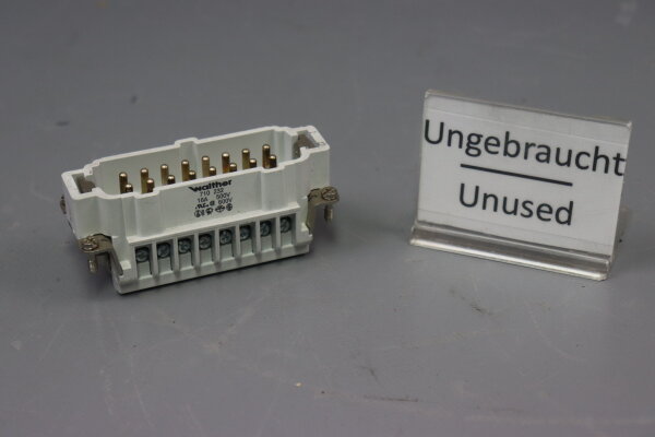 Walther 710 232 Connector 6-Polig 16A 500V 600V 710232 Unused