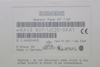 Siemens SIMATIC Panel OP 7-DP 6AV3 607-1JC20-0AX1 6AV3607-1JC20-0AX1 E-S: 3 Used