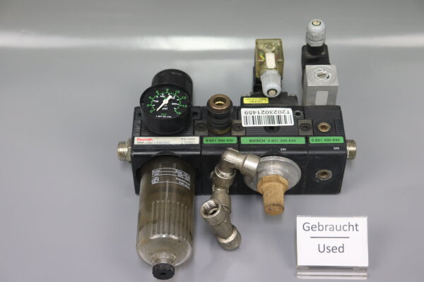 Rexroth Wege-Ventilinsel 0821300350 0821300934 0821300930 R412010718 used
