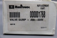 Manitowoc 000001768 Valve Dump 208/220V Unused OVP