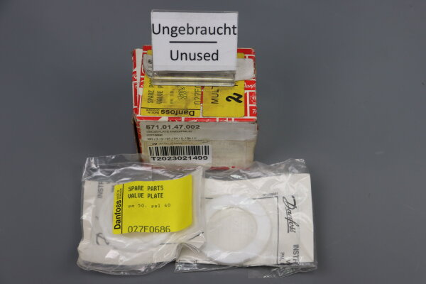 Danfoss 027F0686 Valve plate 2 St&uuml;ck Unused OVP