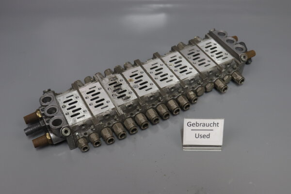 BOSCH REXROTH Pneumatik Ventilinsel 1825503394  10bar 04W15 Used