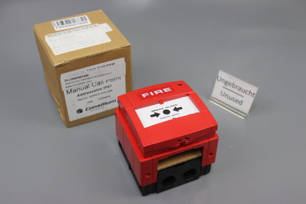 Consilium MCP-A (GB) 5200031-01A Typ A Fire Alarm Manual Call Point Unused OVP