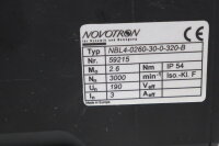 NOVOTRON Servomotor NBL4-0260-30-0-320-B 2,6Nm 3000U/min...