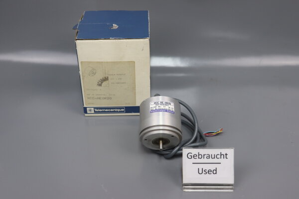 Telemecanique Drehgeber XCC HE 0R20 XCCHE0R20 24V Used OVP