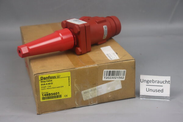 Danfoss SVA-S 40D Shut-off valve 148B5601 Unused OVP