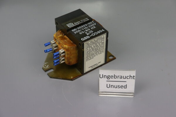 Basier Electric Transformer GBB-00894 BE-20323-001 C15 230V Unused