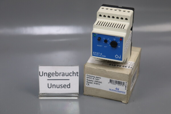 OJ Electronics Frost Alarm EFST-6-1221 230VAC 0-20&deg;C Unused OVP